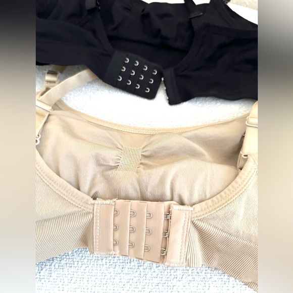 Nursing Bra- set of two clip down seamless wireless nursing bras size Large - Picture 4 of 6